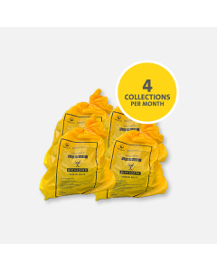 medical waste subscription service 4 collections per month